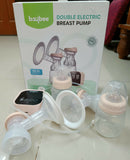 Experience efficient, comfortable, and safe milk expression with the BAYBEE Double Electric Breast Pump, designed for modern moms on the go!