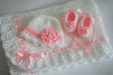 Crochet baby blankets (multiple designs available)