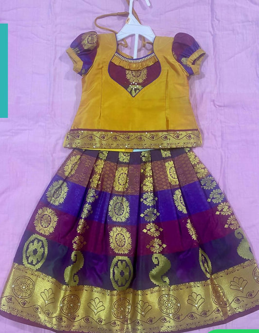 Traditional Dress for Baby Girls – Perfect for Weddings, Festivals, and Celebrations.