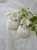 Crochet baby girl booties. - PyaraBaby