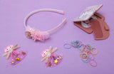 ilearnngrow Frozen Hair Accessories Set - Pastel Pink