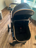 STAR AND DAISY Easy Go Baby Stroller/Pram – Lightweight, Foldable, and Designed for Ultimate Comfort and Safety.