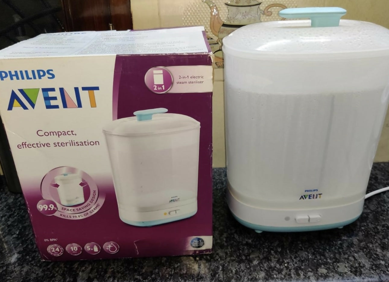 PHILIPS Avent 2-in-1 Electric Steam Steriliser