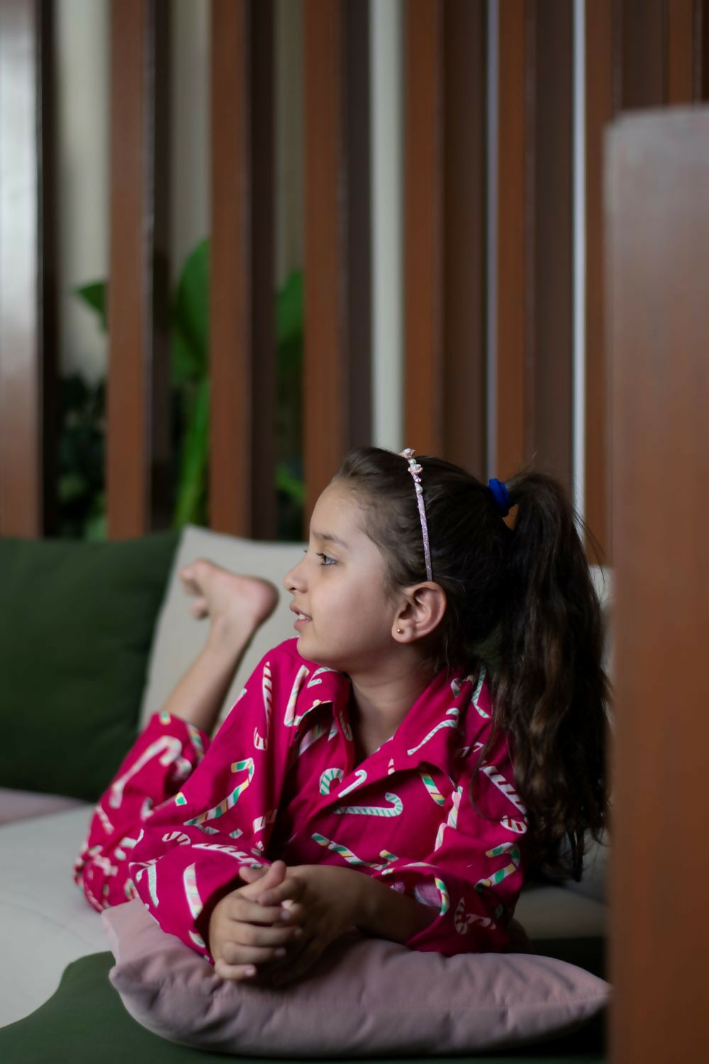 Crafted from a premium cotwool blend, this nightwear set features charming winter-themed prints, providing the perfect mix of comfort and seasonal cheer for your little one.