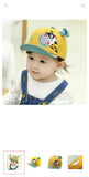 Pair of 2 Beautiful Expandable Summer Caps for Kids 3m-12m - PyaraBaby