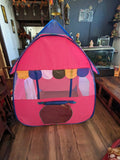 HOMECUTE Foldable Pop Up Hut Type Kids Toys Play Tent House (Pink), 1 Tent House Theme - PyaraBaby