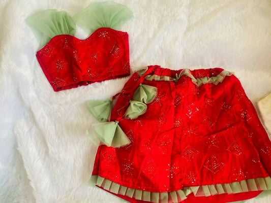 Lehenga with Crop Top for Baby Girl - PyaraBaby