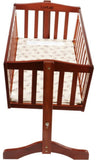 LUVLAP C-10 wooden cot/crib/cradle, Dimensions- 89 cm x 17 cm x 89 cm - PyaraBaby