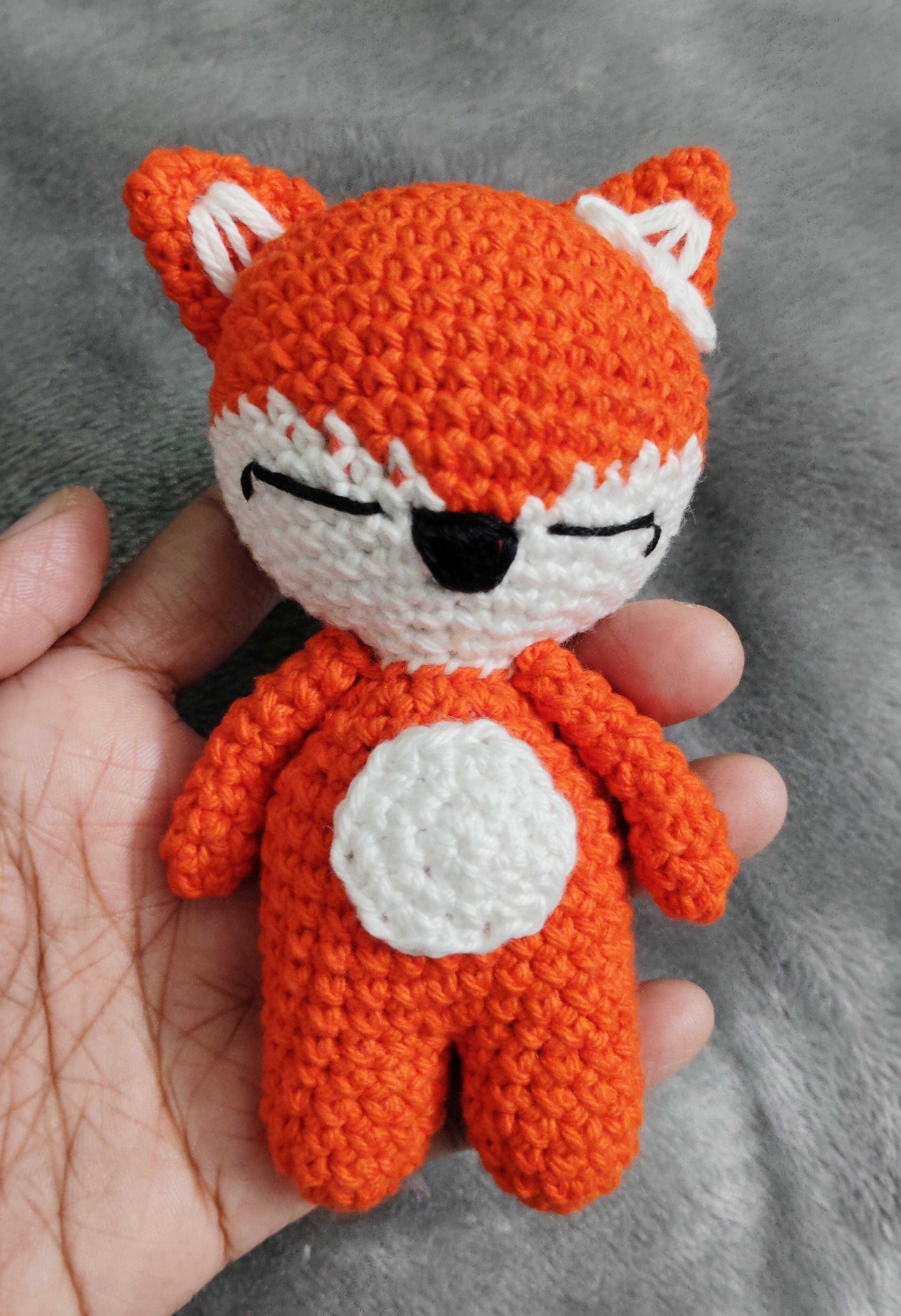 Crochet Mini fox - PyaraBaby