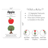 Fruits and Vegetables Flashcards - PyaraBaby