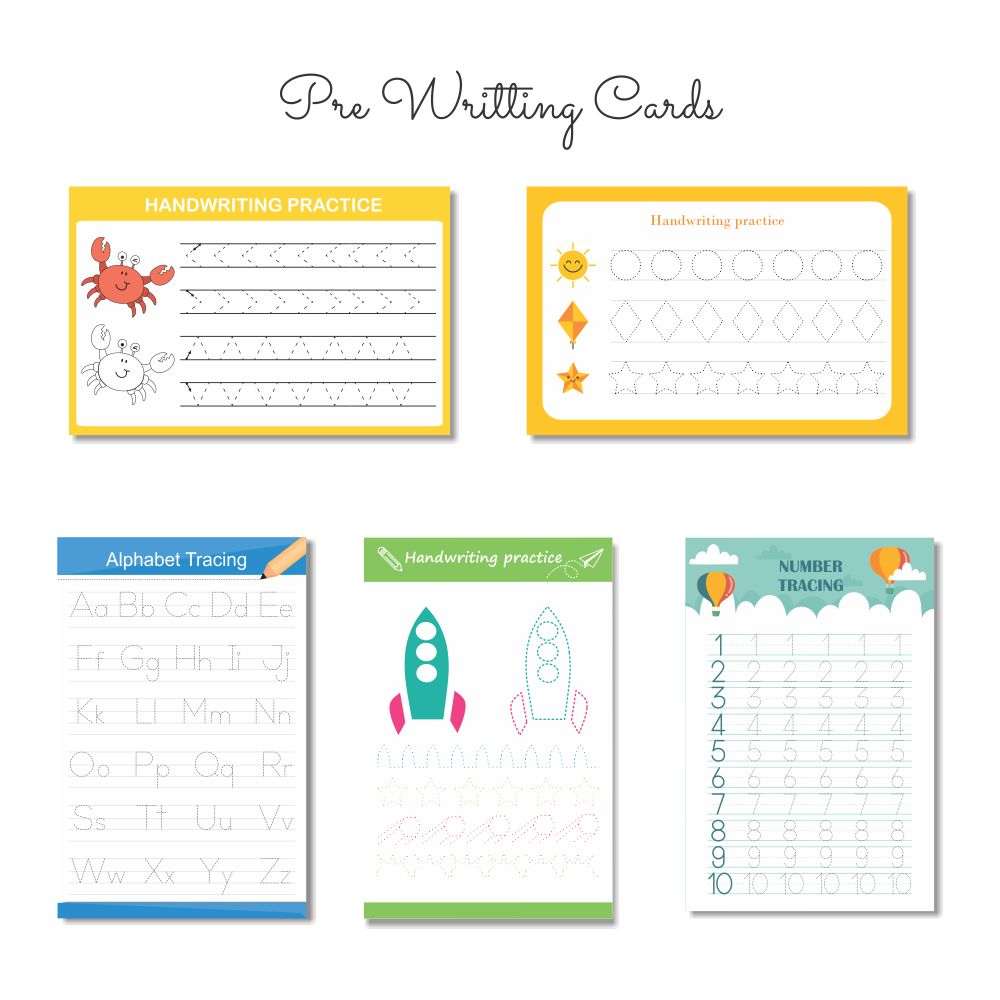 Lowercase abc rewritable Flashcards / Tracing mats - PyaraBaby