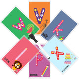 Lowercase abc rewritable Flashcards / Tracing mats - PyaraBaby