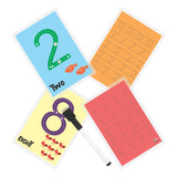 Numbers rewritable Flashcards / Tracing mats - PyaraBaby