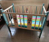 MOTHERCARE Wooden Crib - Model 2021, Dimensions: L - 45" x B - 28" x H - 36" when open - PyaraBaby