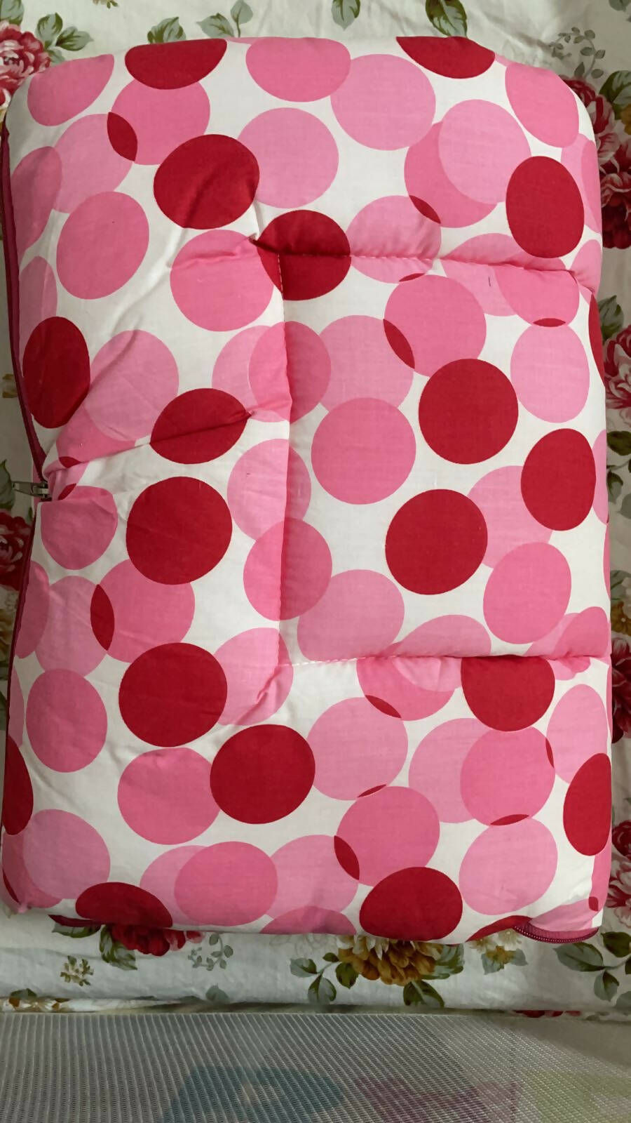 BABYHUG Cotton Blend Sleeping Bag (Polka Dots-Pink) - PyaraBaby