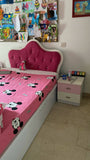 Princess Kids Bed Set, Dimensions: 81x49x16 Inch - PyaraBaby