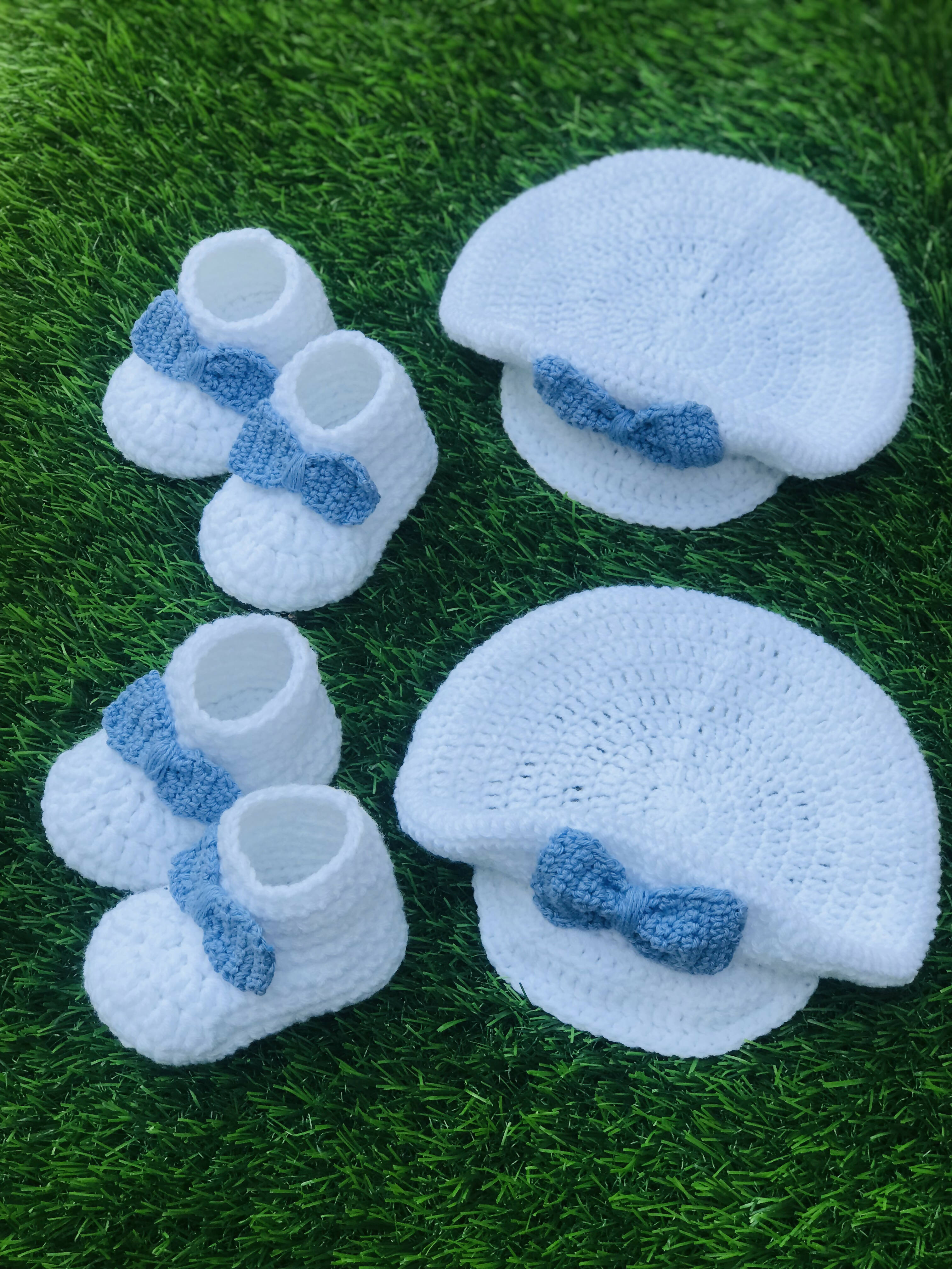 Baptisum cap and shoes - PyaraBaby