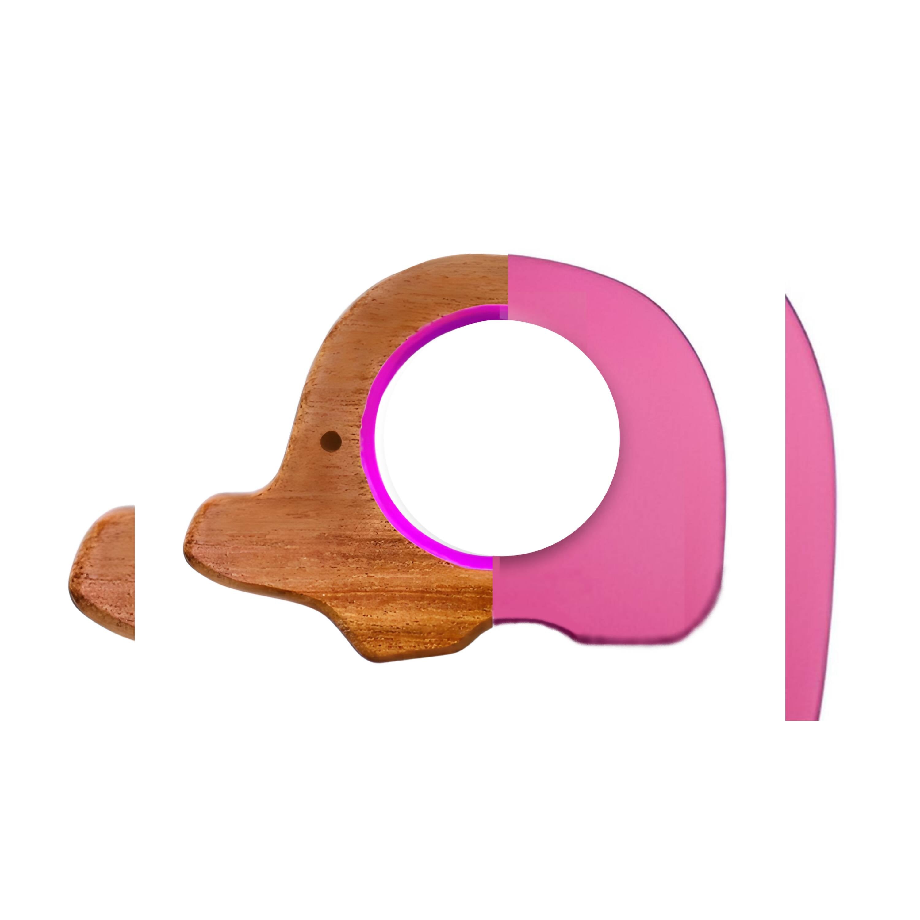 Soothe teething pains with Babycov's Cute Hippo and Elephant Neem Wood Teethers - natural comfort for safe and playful chewing!