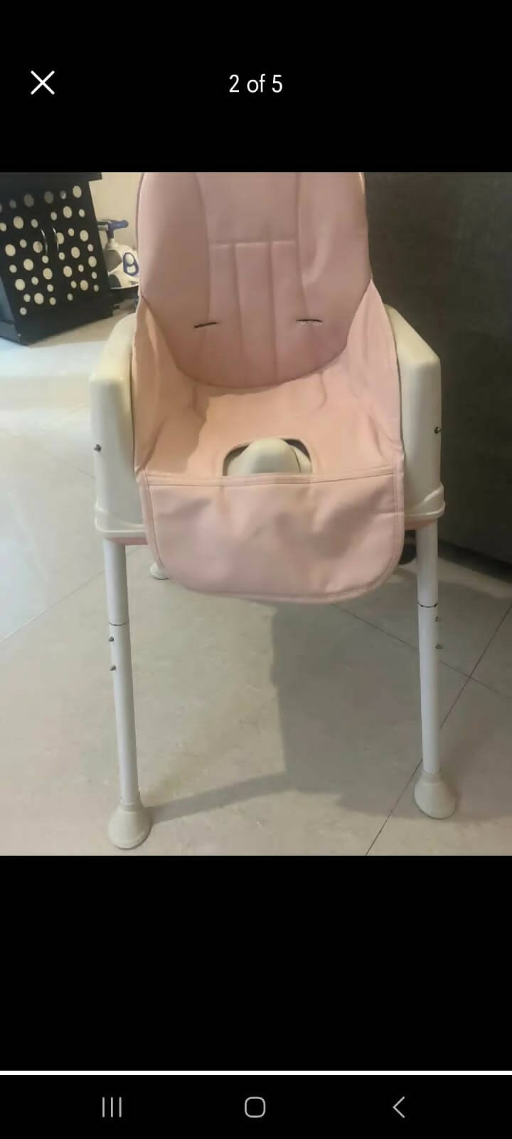 BABYHUG Feeding High Chair - Pink - PyaraBaby