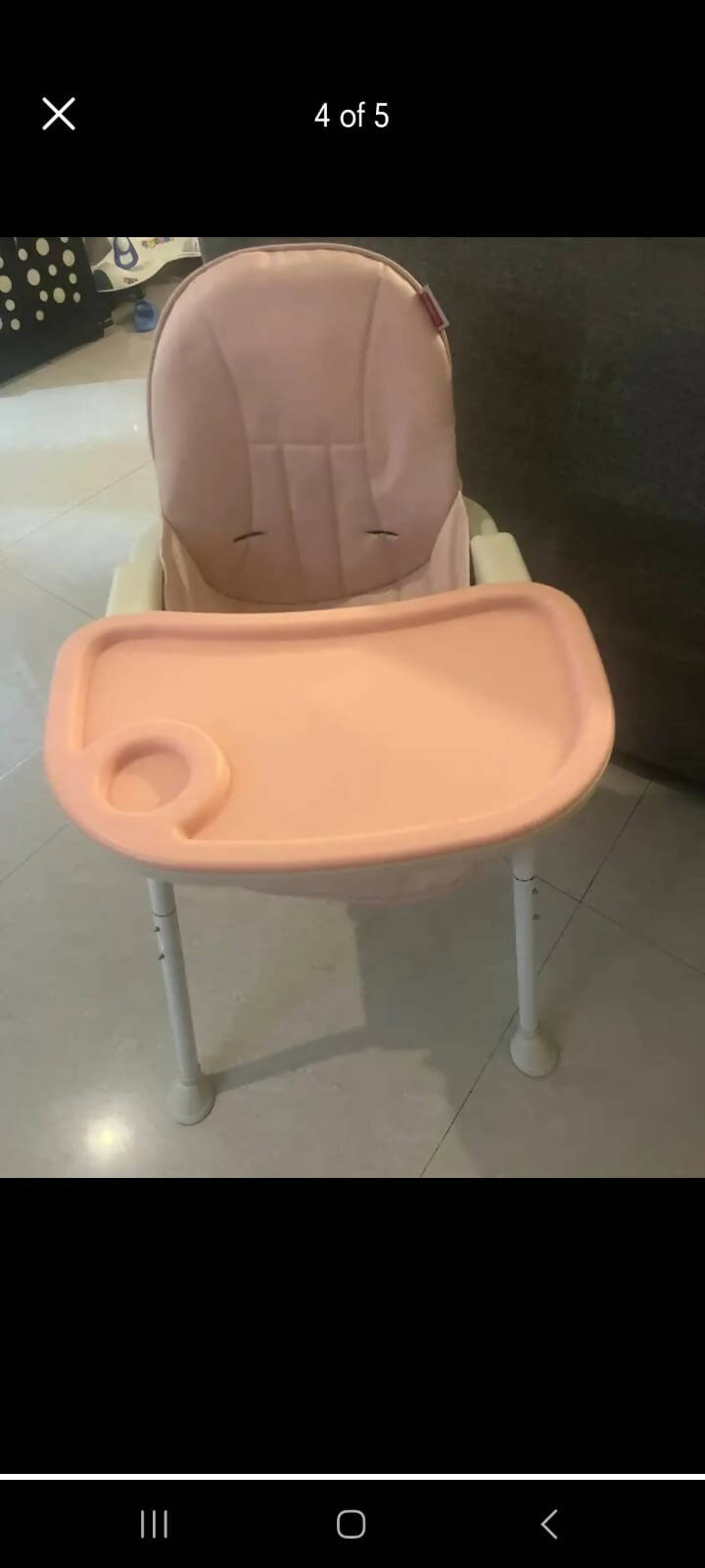 BABYHUG Feeding High Chair - Pink - PyaraBaby