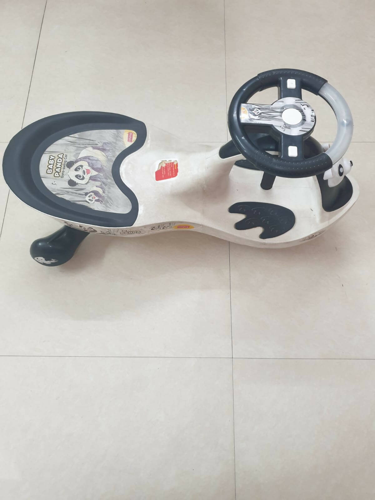 BABYHUG Baby Panda swing car with steering wheel - PyaraBaby