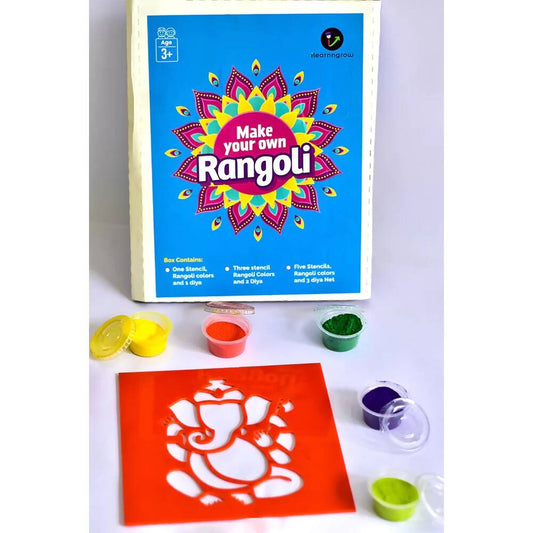 ILEARNNGROW Diwali DIY Rangoli Kit - Ganesh Ji - PyaraBaby