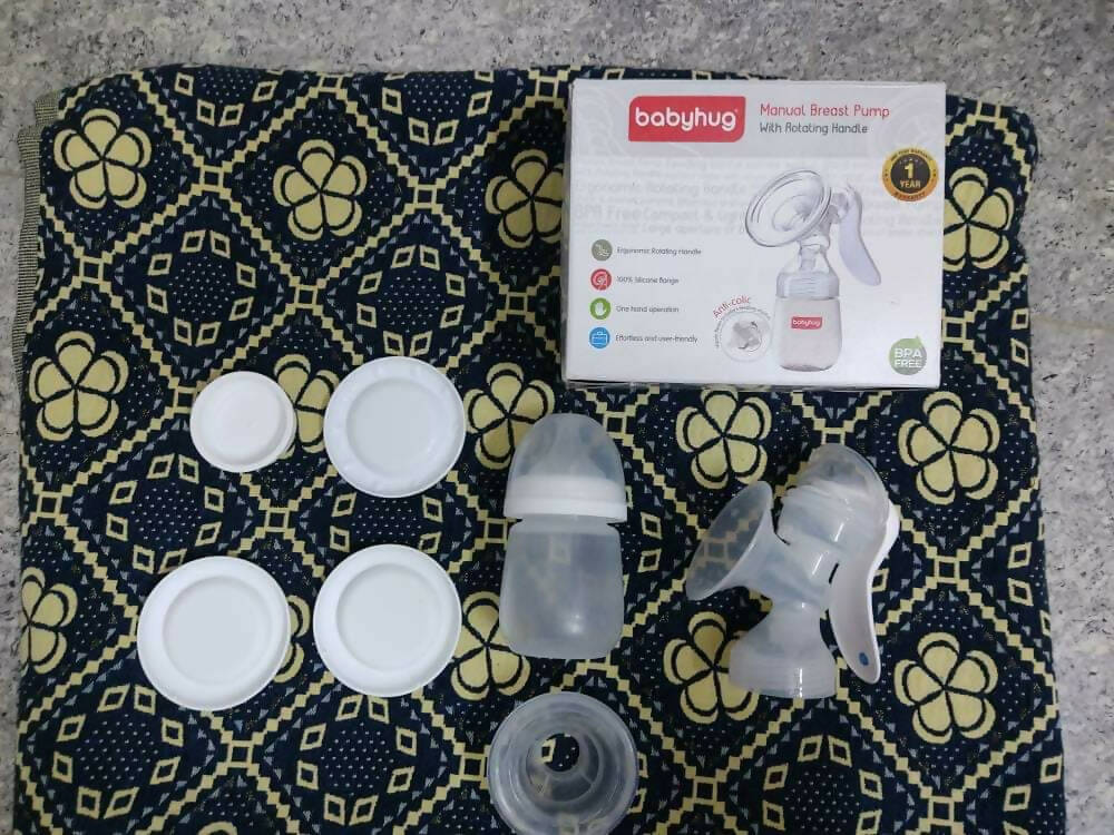 Manual breast pump