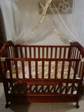 Create a safe and cozy haven for your little one with our Cot/Crib - where sweet dreams begin!