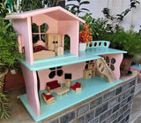 Wooden Doll House- Multi Arrangement 3 Storied Play Set - PyaraBaby