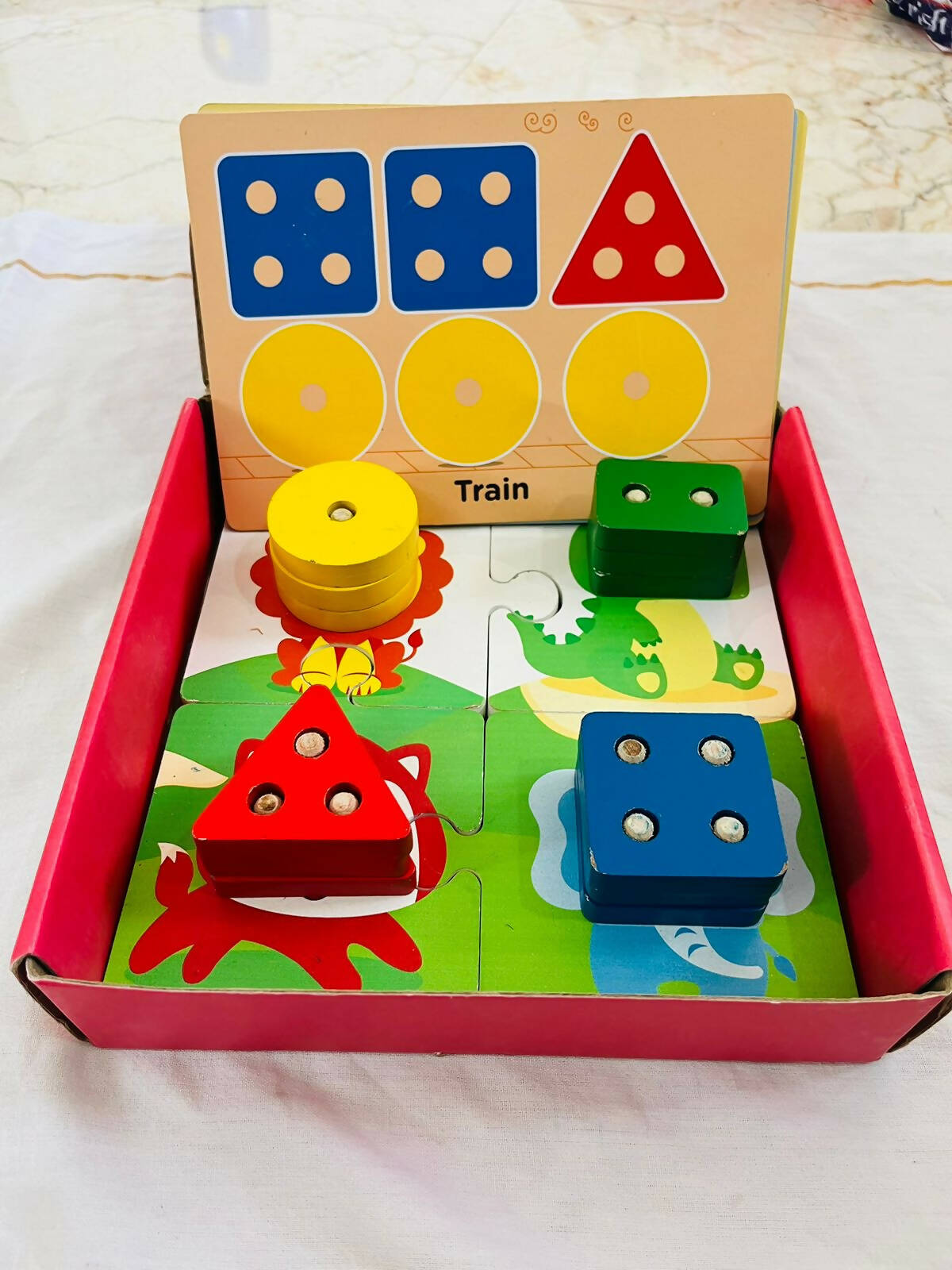 Encourage learning through play with our Sorter and Stacker - a versatile toy that promotes cognitive development and fine motor skills!