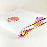 Bright Bee Kids Single Quilt | Double Sided | 40x60 Inches - PyaraBaby