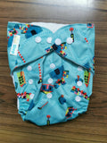 1st STEP Size Free size Adjustable, Washable and Reusable Diaper with Diaper Liner (Green) - PyaraBaby