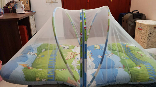 BABYHUG Cotton Bedding Suit With Mosquito Net - PyaraBaby