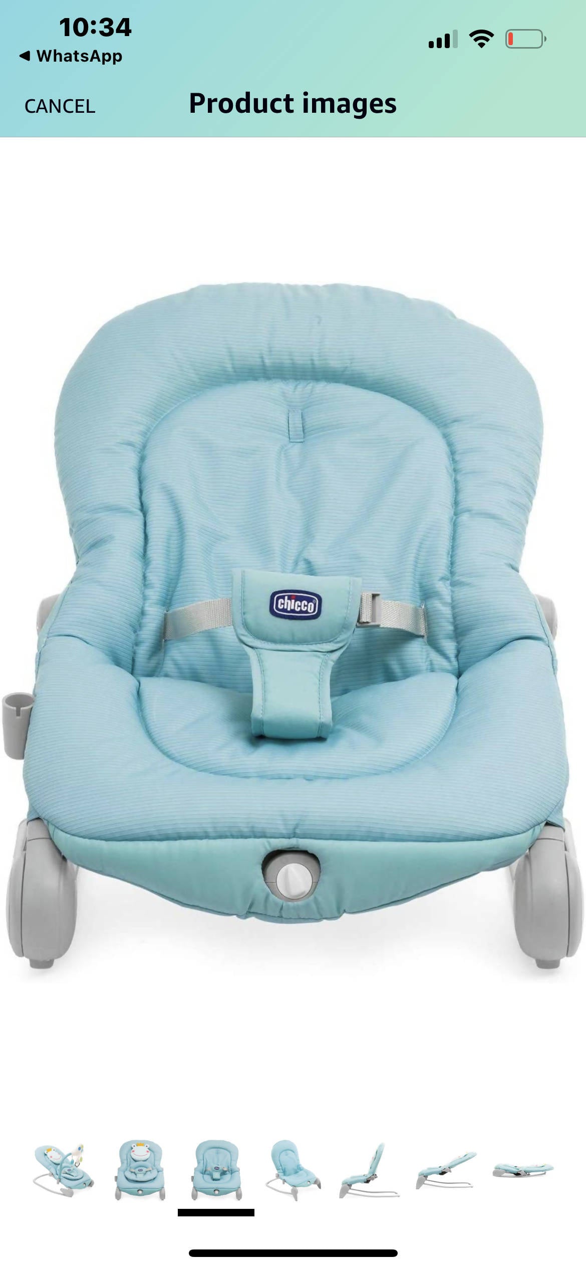 Chicco baby cheap bouncer blue