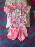 ADIDAS T-shirt and Short for Baby Girl - PyaraBaby