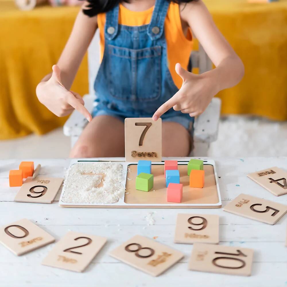 ILEARNNGROW Montessori Number Literacy, Interactive Learning, Fun Educational Game, Early Childhood Education, Montessori Method - PyaraBaby