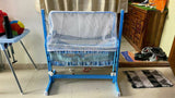 RISING STAR Cradle for Baby with Mosquito Net and Sleeping Set - PyaraBaby