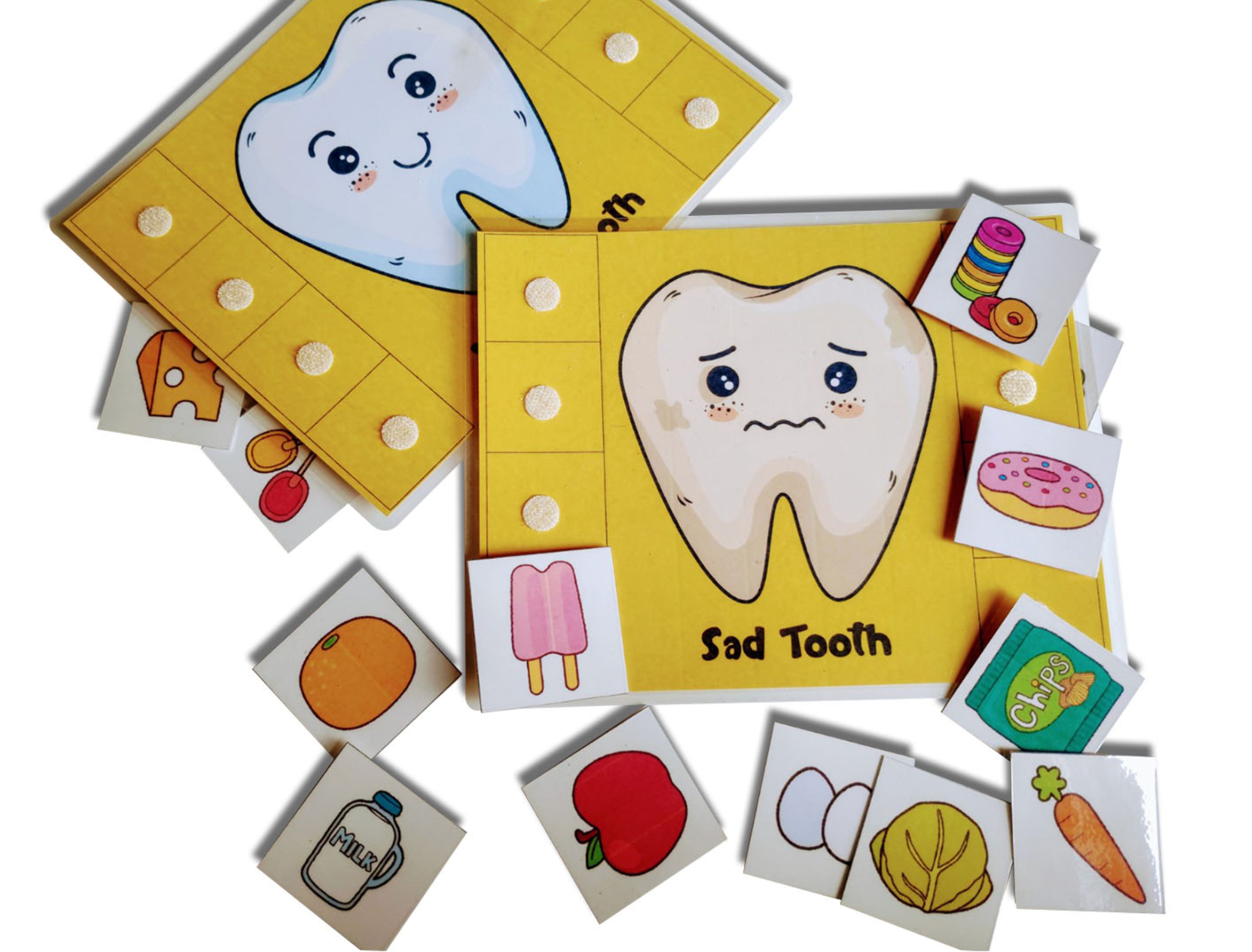 Happy tooth Sad tooth activity charts - PyaraBaby