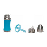 Doi! Stainless Steel Sipper Bottle with Sleeve -250ml - PyaraBaby