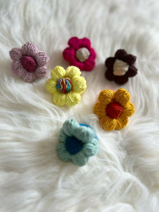 Floral Hair Ties For Baby Girl - PyaraBaby