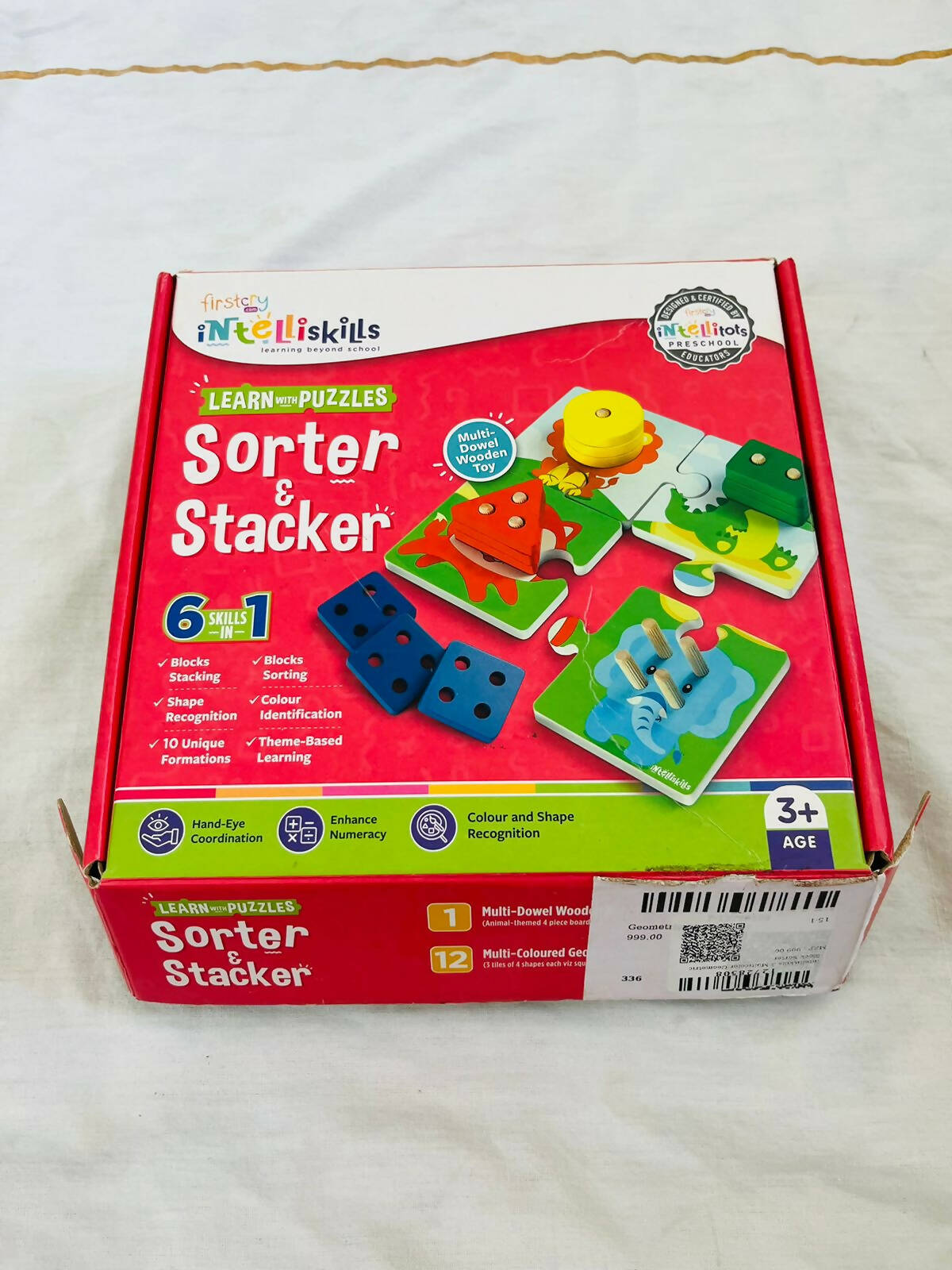 Encourage learning through play with our Sorter and Stacker - a versatile toy that promotes cognitive development and fine motor skills!