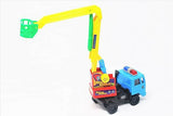 Shinsei Rescue Service is A Finely Crafted Toy with Excellent Use of Links to Lift The 'Cherry Picker', All This in A Mechanical Toy - PyaraBaby