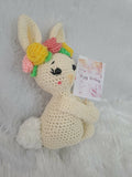 Crochet Bunny with greeting card - PyaraBaby