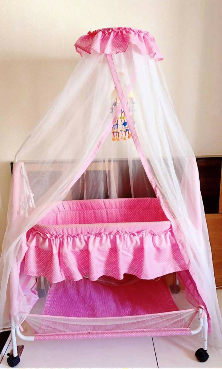 KIDZON Baby Cradle - Pink - PyaraBaby