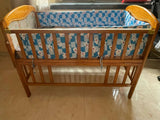 HARRY & HONEY Baby Crib/cot | Mattress from BABYHUG Cot Bumper from Firstcry - PyaraBaby