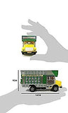 CENTY Toys Public Truck Green- Toy Truck with Tail Lid That Opens - Spare Wheel at Bottom Small Window for Rear View in Driver Cabin Pull Back Action - PyaraBaby