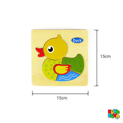 Duck and Chopper Wooden Puzzle Combo - for age 2 to 3 - Wooden - PyaraBaby