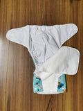 1st STEP Size Free size Adjustable, Washable and Reusable Diaper with Diaper Liner (Green) - PyaraBaby