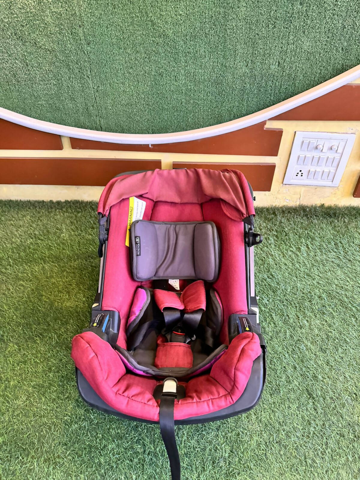 Dupe of the famous Doona Car Seat Stroller - Red - PyaraBaby