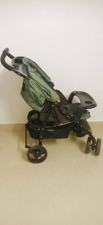 UAE's Juniors Brand Baby Stroller/Pram With Basket And Canopy - PyaraBaby